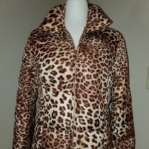 Sonia Bogner Leopard Print Ski Jacket